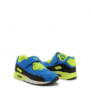 shone kids sneakers детски маратонки висока подметка цветни детайли син жълт зелен мента