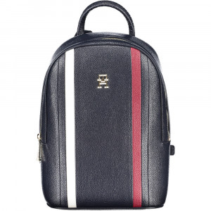 Tommy Hilfiger women black дамска раница черно златно лого 