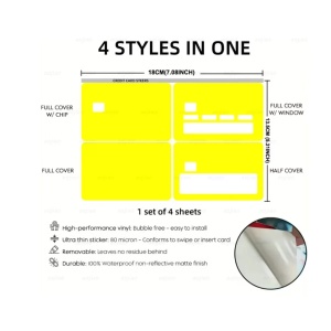 Autocolant decorativ pentru carduri, Labubu, 4 modele, mov - Img 3