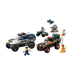 LEGO® City - Urmarire cu masini de politie off-road 60449, 467 piese - Img 2