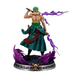Figurina One Piece Roronoa Zoro, 2 fete, 21 cm