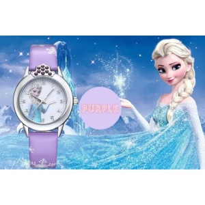 Ceas pentru copii Disney Frozen Elsa, mov - Img 2