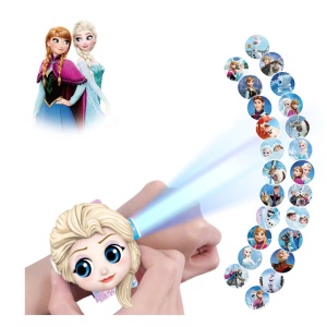 Ceas pentru copii Frozen cu proiector, Elsa - Img 3