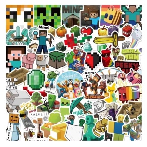 Set 100 stickere Minecraft, diferite caractere - Img 3