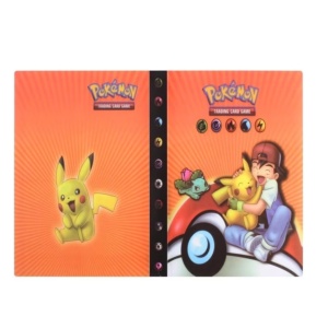 Album Pokemon Pikachu, Ash & Bulbasaur, pentru 240 cartonase, 19 x 14.5 cm