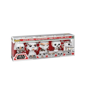 Figurine Star Wars Holiday - Zapada 5 Pack, Funko POP, R2-D2, Darth Vader, 160x442x90mm