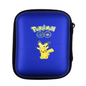Portofel Pokemon GO Pikachu & Pichu albastru, pentru 50 cartonase, 10.5 x 16 cm