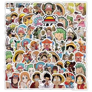 Set 50 stickere One Piece, multicolor