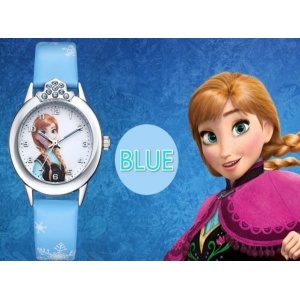 Ceas pentru copii Disney Frozen Anna, albastru - Img 2