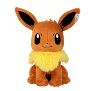 Jucarie de plus Pokemon Eevee, 20 cm