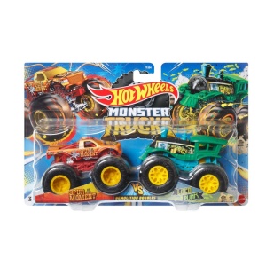 Set 2 masini Monster Truck - Demolition Doubles, Spur of the Moment si Loco Punk