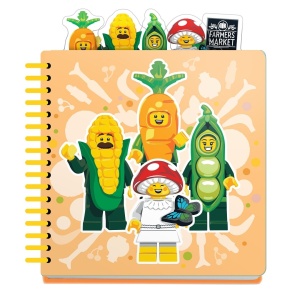 Agenda LEGO Farmers Market, 192 pagini, 15.8x15.8 cm, 267g