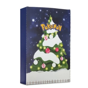Calendar Advent de Craciun, Pokemon, 24 figurine, albastru - Img 2