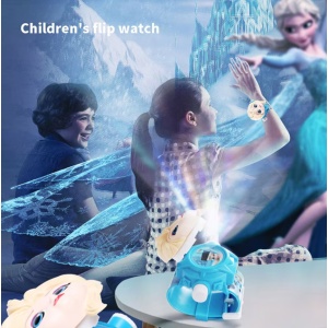 Ceas pentru copii Frozen cu proiector, Elsa - Img 4