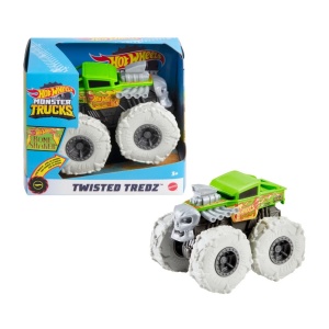 Masinuta Hot Wheels Monster Trucks - Twisted Treadz, Bone Shaker, 1:43 - Img 2