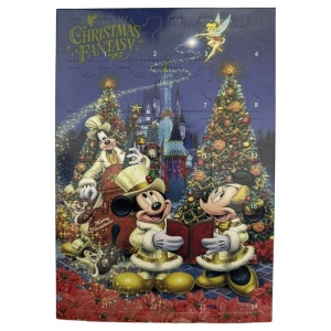 Calendar Advent de Craciun, Disney, 24 figurine, albastru