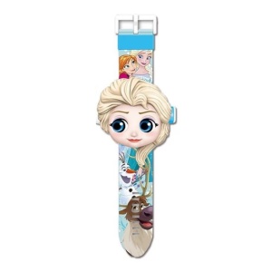 Ceas pentru copii Frozen cu proiector, Elsa