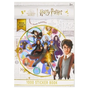 Carte cu 1000 stickere Harry Potter, 20 pagini, multicolor