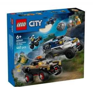 LEGO® City - Urmarire cu masini de politie off-road 60449, 467 piese