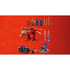 LEGO® Ninjago - Batalia Dragonului-Sursa al lui Kai, 71815, 120 piese - Img 4