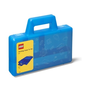 LEGO® Trusa de transport si sortat piese, albastru