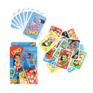 Set carti de joc Stitch UNO, Joc de societate Lilo & Stitch UNO, 2-10 jucatori, 7 ani+, pentru copii sau adulti, multicolor - Img 4