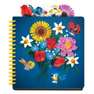 Agenda LEGO Botanicals, 192 pagini, flori, 15.8x15.8cm