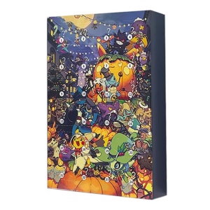 Calendar Advent de Halloween, Pokemon, 24 figurine, albastru