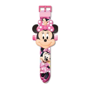Ceas pentru copii Disney cu proiector, Minnie Mouse