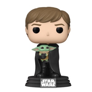 Figurina Funko POP! Star Wars - Luke Skywalker, with Grogu - Img 2