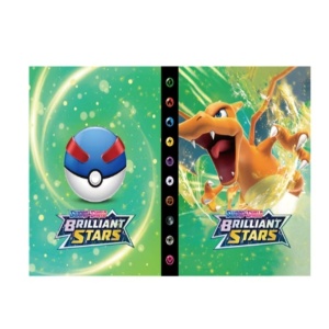 Album Pokemon Charizard Briliant Stars, pentru 240 cartonase, 19 x 14.5 cm