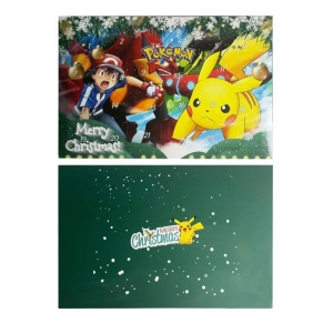 Calendar Advent de Craciun, Pokemon, 24 figurine, verde - Img 2