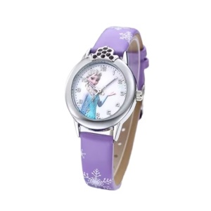 Ceas pentru copii Disney Frozen Elsa, mov