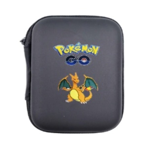 Portofel Pokemon GO Charizard negru, pentru 50 cartonase, 10.5 x 16 cm