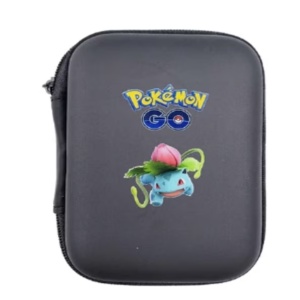 Portofel Pokemon GO Ivysaur negru, pentru 50 cartonase, 10.5 x 16 cm