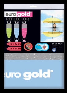 Husa pentru masa de calcat EUROGOLD, Reflector, 130 x 48 cm, DC48F3R Bleu