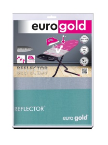 Husa pentru masa de calcat EUROGOLD Professional, Reflector, 130x48 cm, DC48F3R LIME, bumbac