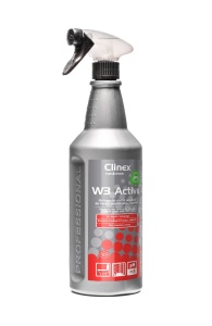 Clinex W3 Active Bio, 1 Litru, Cu Pulverizator, Detergent Lichid Pentru Curatare Toalete Si Bai