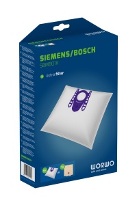 Sac aspirator Perfect Bag Worwo SBMB01K, 4 saci + 1 filtru aspiratie, pentru aspiratoare Siemens Bosch - Img 2