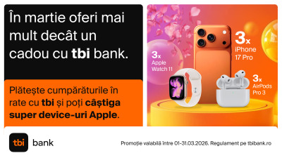 Luna Cadourilor cu tbi – Cum poti castiga iPhone 17 Pro, Apple Watch sau AirPods