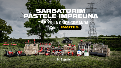 Campanie de Paste Premium Tools - 5% reducere la orice comanda cu codul PASTE5