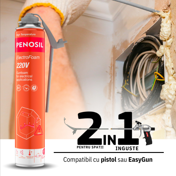 Spuma PU Penosil ElectroFoam 220V pentru aplicatii electrice