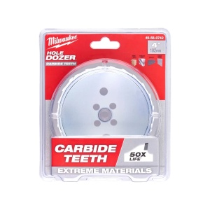 arota TCT HOLE DOZER cu dinti din carbura, diametru 102 mm, 41 mm adancime max taiere, Milwaukee, cod 49560742 - Img 2