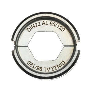 Bac de sertizare din aluminiu DIN22 AL 95/120, forma HEX, Milwaukee, cod 4932451775