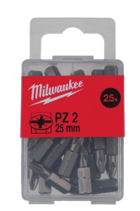 Bit surubelnita standard PZ1-PZ3 25 mm set 25 buc Milwaukee - Img 3