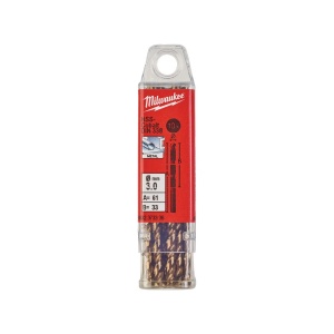 Burghiu pentru metal HSS-G RED COBALT-DIN 338 3.0 mm Milwaukee, cod 4932373336 - Img 2