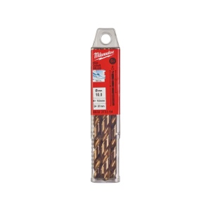 Burghiu pentru metal HSS-G RED COBALT-DIN 338 ø10x133 mm Milwaukee, cod 4932373354 - Img 2