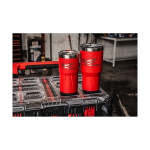 Cana termica rosie PACKOUT, 591 ml, Milwaukee , cod 4932479074 - Img 4