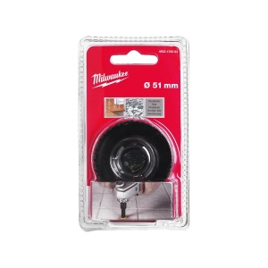 Carota diamantata M14 pentru gaurire uscata, diametru 51 mm, 35 mm lungime activa, Milwaukee, cod 4932478283 - Img 2