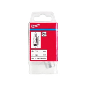 Carota HSS cu prindere Weldon de 19 mm, 33x30 mm, Milwaukee, cod 4932371742 - Img 2